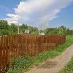 Забор, СНТ Клен - Кольцово, май 2013 "Гусь деревянный"